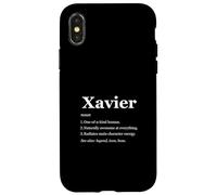 Xavier è un dizionario leggenda Definizione Detto divertente Custodia per iPhone X/XS