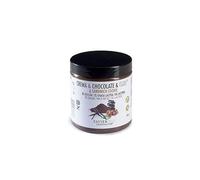 XAVIERMOR Crema al cioccolato nero con biscotti, 250 g - Senza zucchero, ricca di proteine e sapore intenso, ideale per una sana colazione e snack