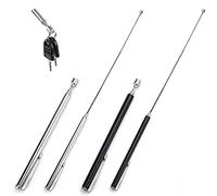 XAVSWRDE 4 Pezzi Asta Telescopica Portatile e Magnetica Lunghezze Regolabili da 12,5 a 65 cm Strumento di Raccolta Magnetico Estensibile in Acciaio inox per Anziani Donne Incinte (Nero e Argento)