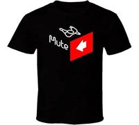 XAWHIS Men's Mute Records 4 T Shirt Print T Shirt Summer Style Top Tee Tops Tee Shirts Black L