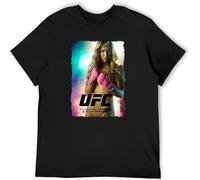 XAWHIS Men's T-Shirt Feel Soft Ronda Rousey Comfortable Fabrics to accompany You all Summer Black L