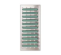 XAXIAOZ Griglia di drenaggio per Canale Esterno, Griglie di drenaggio per trincee, Griglie di drenaggio in Acciaio Inox, filtri per Garage, Scarico fognario, vialetto, Cortile (argento-201, 58x40x2