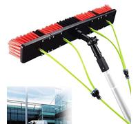 XAXIAOZ Kit palo Alimentato ad Acqua con Spazzola per la Pulizia dei Pannelli solari e Asta Spazzola per la Pulizia delle finestre e Spazzola telescopica Pulitore Estensibile Spa