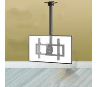 XAXIAOZ Supporto per TV da soffitto telescopico Regolabile in Altezza, Supporto per TV da soffitto, Supporto per TV da Parete, Adatto per TV a Schermo Piatto LCD da 37-85 Pollici