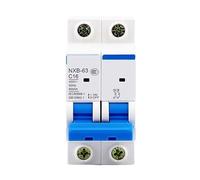 XB-63 2P AC 230/400V Miniature Circuit Breaker C 6 10 16 20 25 32 40 63A Overload Protector DZ47 C Style Air Switch CZAOINCU(2A)