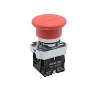 XB2-BT45 1NO/1NC Push-Pull Emergency stop push button switch Red Sign 40mm Mushroom Head