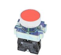 XB2 Pulsante Interruttore Auto-Reset Piccolo Fungo Testa Arresto Di Emergenza Manopola 22mm Chiave Avvio A Passo Accensione XB2-BS542 XB2-BA31 XB2-BD33(XB2-BA31 GREEN)