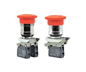 XB4-BS8442 XB4-BS8445 interruttore a pulsante di arresto 22mmΦ / 44mm ZBE-101 ZBE-102(XB4-BS8442 1NC)