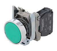 XB4BA31 Interruttore: Pressione 22mm Asta.Pos: 1 NO verde Mancanza 3A/240VAC ...
