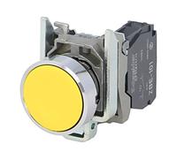 XB4BA51 Interruttore: Pressione 22mm Asta.Pos: 1 NO giallo Mancanza 3A/240VAC...