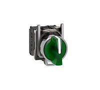 XB4BK133B5 Interruttore: Rotante - Asta 22mm.Pos: 3 NC + NO LED VERDE 24V IP6...