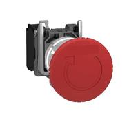 XB4BS8442 = ZB4BS844 + ZB4BZ102 Ø40 Spegnimento Ø22 Blocco Girevole Rilascio 1NC