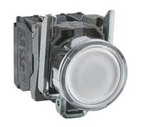XB4BW31B5 Interruttore: Pressione 22mm Asta.Pos: 1 NC + NO LED BIANCO 24V IP6...