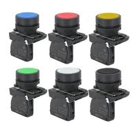 XB5 AA31 Riavvio in plastica Power Start Stop Interruttore a pulsante Normalmente aperto 1NO/1NC /1NO1NC 22mm ZB5 1 pezzo (BLUE,1NC)