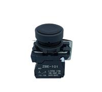 XB5-AA31 XB5AA42C Pulsante a impulsi 22 mm verde rosso 1 aperto 1 chiuso(Black,2NO)
