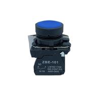 XB5-AA31 XB5AA42C Pulsante a impulsi 22 mm verde rosso 1 aperto 1 chiuso(Blue,2NC)
