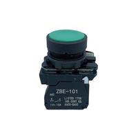 XB5-AA31 XB5AA42C Pulsante a impulsi 22 mm verde rosso 1 aperto 1 chiuso(Green,2NO)