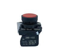 XB5-AA31 XB5AA42C Pulsante a impulsi 22 mm verde rosso 1 aperto 1 chiuso(Red,2NO)