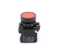 XB5-AA42 red & XB5-AA31 green 22mm Flat electrical circuits control push button switch spring EKFBQBGW(Red 1NC)