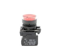 XB5-AA42 XB5-AA31 XB5-AW33M5 XB5-AW34M5 Push Button Switch Green Red 22mm Flat Electrical Circuits Control Spring Switch NWPNLXEA(XB5-AW34M5)