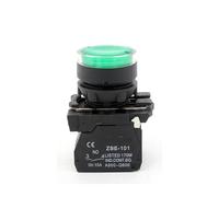 XB5-AW33M5 industrial metal round flush push button with LED lamp EKFBQBGW