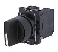 XB5AD33 Interruttore: Rotante - Asta 22 mm. Pos: 3 NO x2 nero Mancanza IP66...