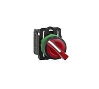 XB5AK124B5 Interruttore: Rotante - Asta 22mm.Pos: 2 NC + NO LED ROSSO 24V 3A/...