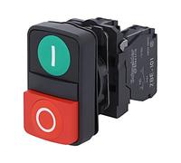 XB5AL73415 Interruttore: doppia asta 22mm.Pos: 1 NC + NO rosso/verde mancanza...