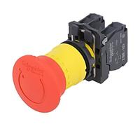 XB5AS8445 Interruttore: Sicurezza - Asta 22 mm. Pos: 2 NC + NO rosso...