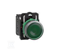 XB5AW33M5 Pulsante piatto verde LED 230-240V plastica