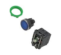 XB5AW36B5 Interruttore: Pressione 22mm Asta.Pos: 1 NC + NO LED blu 24V IP66 S...