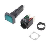 XB6DW3B5B Interruttore: Pressione 16mm Asta.Pos: 1 NC + NO LED VERDE 12-24VDC...
