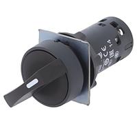 XB7ND25 Interruttore: Rotante - Asta 22 mm. Pos: 2 NC + NO Nero Mancanza...