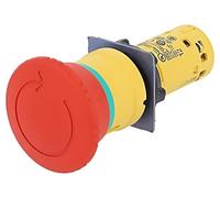 XB7NS8444 Interruttore: Sicurezza - Asta 22mm.Pos: 2 NC x2 Rosso Mancanza...