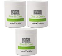 XBC - Crema per olio d'oliva (3 confezioni da 500 ml), idrata e idrata profondamente