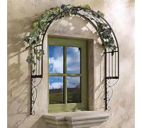XBDLYQBD Arca del Traliccio del Giardino d'Acciaio, Arbor Montato a Parete per Piante e Rose