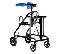 XBDLYQBD Deambulatore per Adulti in Piedi, deambulatore a 8 Ruote per Anziani, Aiuto per l'allenamento e l'assistenza per l'emiplegia degli Arti Inferiori