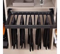 XBDLYQBD Estraibile per Pantaloni per Guardaroba, Porta Pantaloni Elasticizzato, Asta Appendiabiti Nascosta nel Mobile della Lavatrice, Porta Pantaloni Estensibile in Metallo, Pantaloni Rimovibili