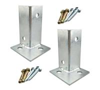 XBDLYQBD Staffa di Base Regolabile Pesante, Ancoraggio del Post di Zecca e della pergola per 2x2, 2x4 e 4x4