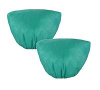 Xbemkste Confezione da 2 borse in pile per orticoltura da giardino, antigelo, 80 x 120 cm, con cerniera e coulisse, grandi coperte antigelo per alberi, protezione dal gelo, per uso esterno (verde)