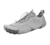 Xbemkste Scarpe da acqua per uomo e donna, da spiaggia, leggere, comode, da nuoto, ad asciugatura rapida, da surf, grigio., 38 EU