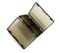 XBERSTAR 4in1 Storage Box Custodia protettiva per GameBoy GBA GBASP Carta di Gioco Cartuccia, Nero trasparente.