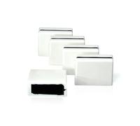 XBERSTAR 5 pezzi di coperchi per fader, manopole per fader, parti di ricambio per Pioneer DJM600 700 750 800 850 900 2000 DJ Mixer (Bianco)
