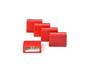 XBERSTAR 5 pezzi manopola per fader, manopola per slider, parti di ricambio per Pioneer DJM600 700 750 800 850 900 2000 DJ Mixer (rosso)