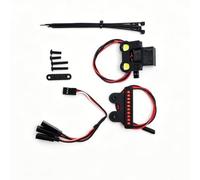XBERSTAR Anteriore Posteriore Set Luce per Arrma 1/10 Quake RC Auto Fari Fanali Posteriori