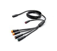 XBERSTAR Bicicletta elettrica 1T4 1T5 impermeabile cavo controller luce Ebrake acceleratore display cavo di conversione E-Bike Integrazione cavo impermeabile 1-5 per KT Controller ADE (nero)