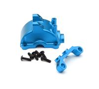XBERSTAR Copertura differenziale RC per Tamiya TT02 TT-02 1/10 RC anteriore posteriore differenziale copertura in alluminio cambio braccio porta codice parti di aggiornamento (blu)