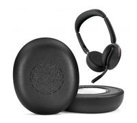 XBERSTAR Cuscinetti auricolari di ricambio per cuffie stereo wireless Jabra Evolve2 65 Flex, con morbida pelle proteica e memory