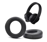 XBERSTAR Cuscinetti auricolari Gold 7.1, compatibili con cuffie Sony PS4 Gold 7.1 Quad, in pelle PU nera e cuscinetti in schiuma