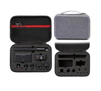 XBERSTAR Custodia Da Trasporto per DJI Osmo Action 5 Pro - Caso Duro Da Viaggio, Sacchetto Di Immagazzinaggio, Accessori - Grigio